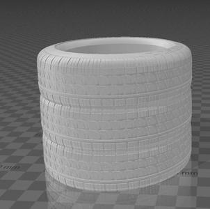 matte radial road car wheel