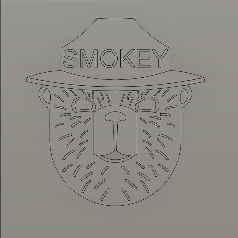 Smokey Bear Face