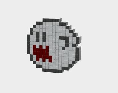 Super Mario Ghost - Pixel