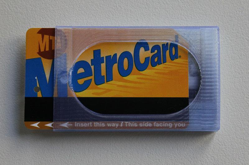 Slim Wallet with MetroCard Sliding Compartment