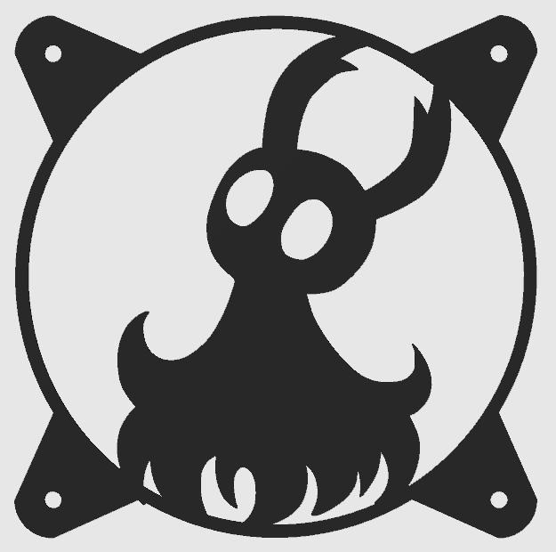 FAN COVER 120mm hollow knight