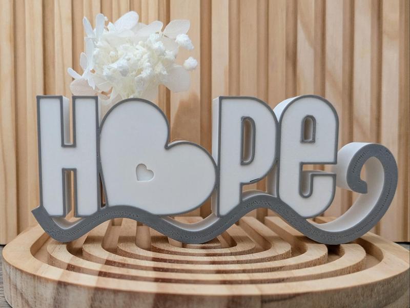 "Hope" Freestanding Decorative Sign