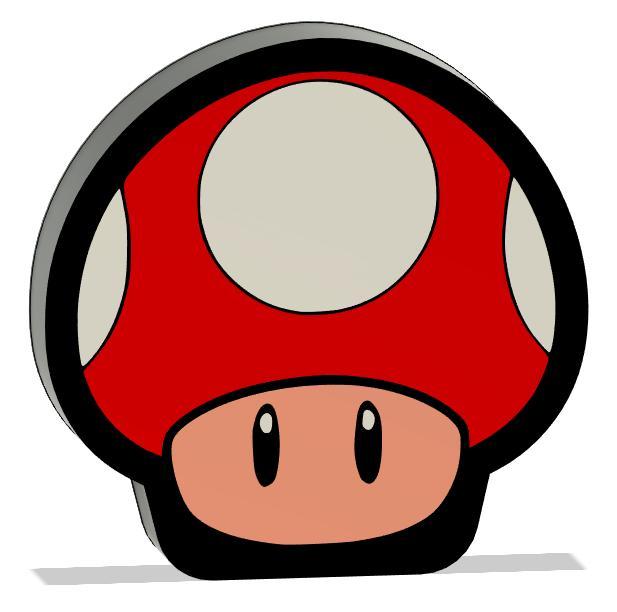 Mario Mushroom LED Box Light