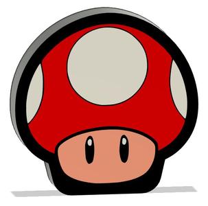 Mario Mushroom LED Box Light