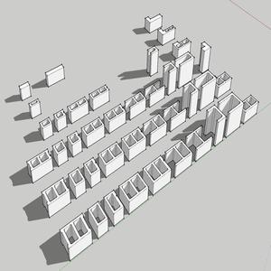 Concrete Masonry Units (CMU) at 1:14 Scale