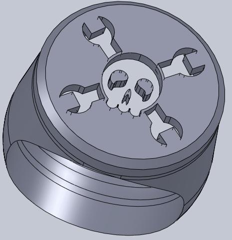 Hack A Day Logo Ring