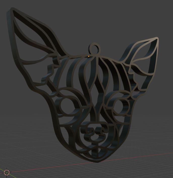 Chihuahua keychain
