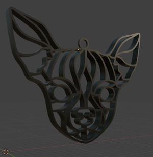 Chihuahua keychain