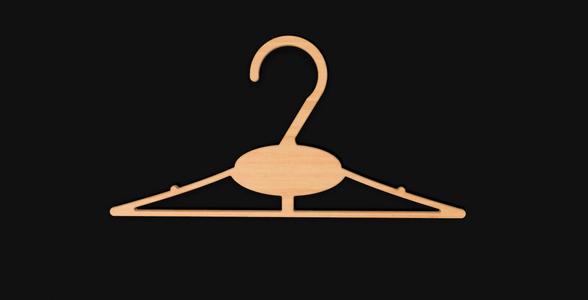 Coat hangers for kids (Cabide para roupas de crianças)