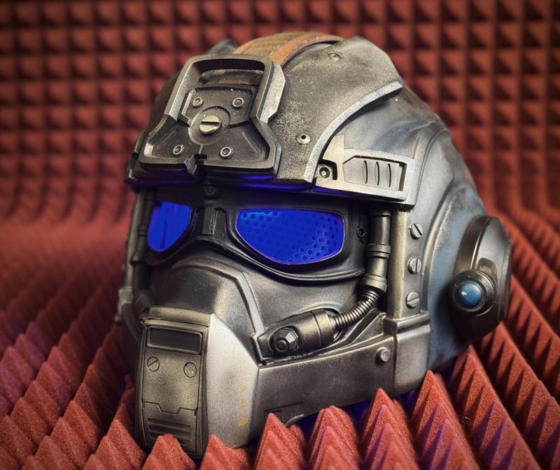 Futuristic Anthony Carmine Helmet STL Printable