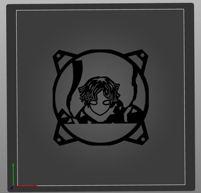 Cover Fans Demon Slayer zenitsu