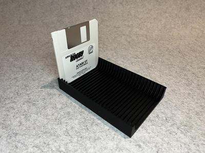 Stand holder for 25 floppy discs 3,5"