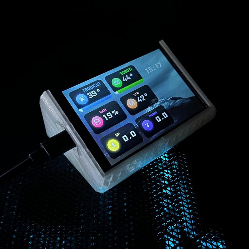 Turing Smart Screen 3.5 inch holder / stand