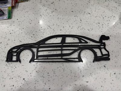 Audi RS3 LMS silhouette