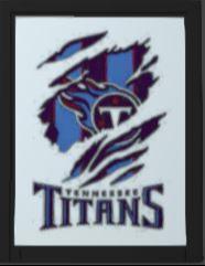 Tennessee Titans Lithophane + Frame