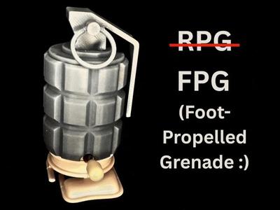 Wind-up Toy Walking Grenade