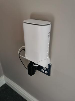 UK Three Router socket holder