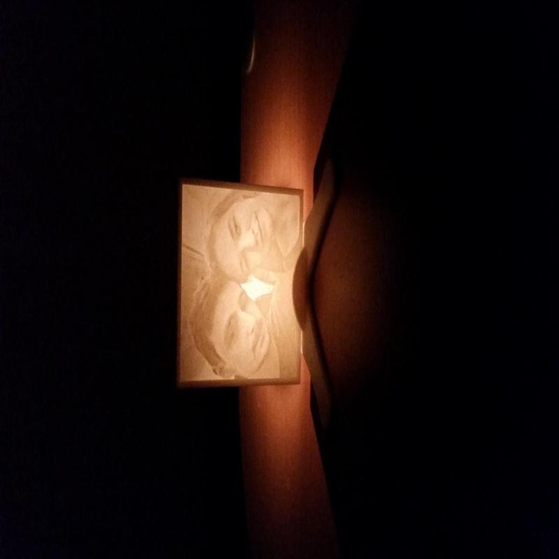Lithophane Holder for 1 Picture