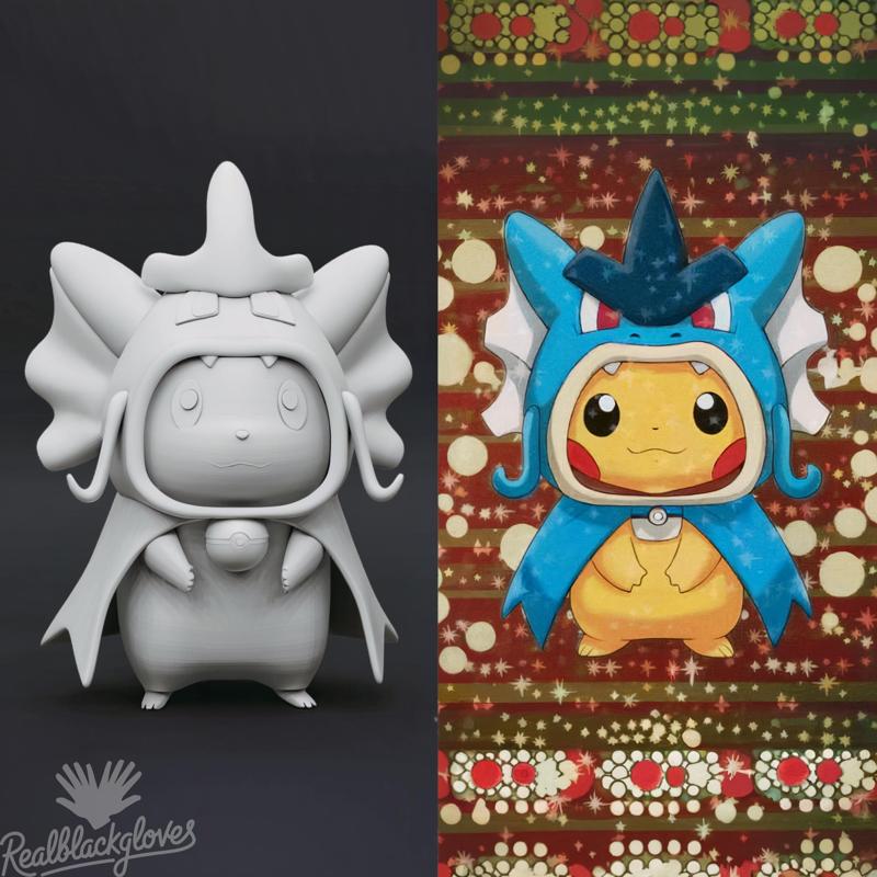 Pretend Gyarados Pikachu Cosplay