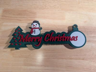 Merry Christmas Sign