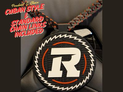 Ottawa Redblacks Oversized Pendant and Chain