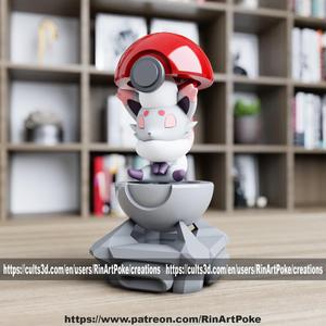 Zorua Hisuian in pokeball from pokemon