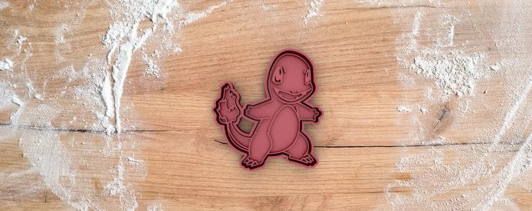 Charmander cookie cutter from Pokemon