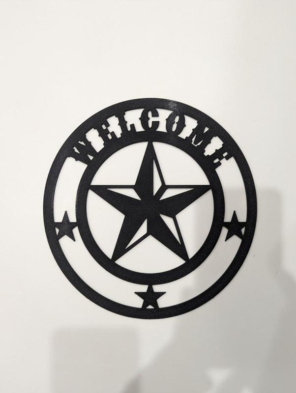 Texas Star Welcome - Wall Art