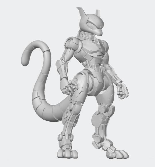 Mechanical Mewtwo Figurine pokemon