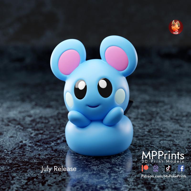 Happy Marill -presupported and Multimaterial ready