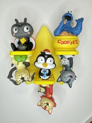 Tonie figures star wall shelf for 6 Tonies