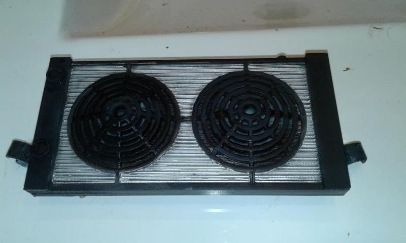 1/10 Radiator with fans to suit Axial Trophy Truck