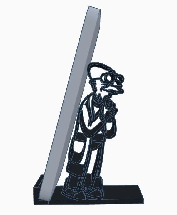 Professor Hubert J. Farnsworth phone holder