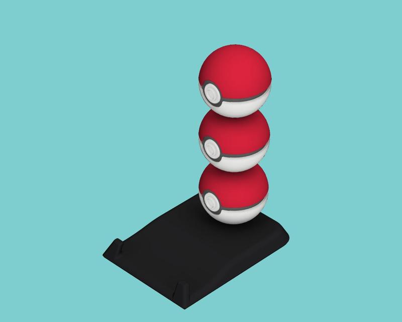 Mini Pokeball PHONE HOLDER - STAND PHONE