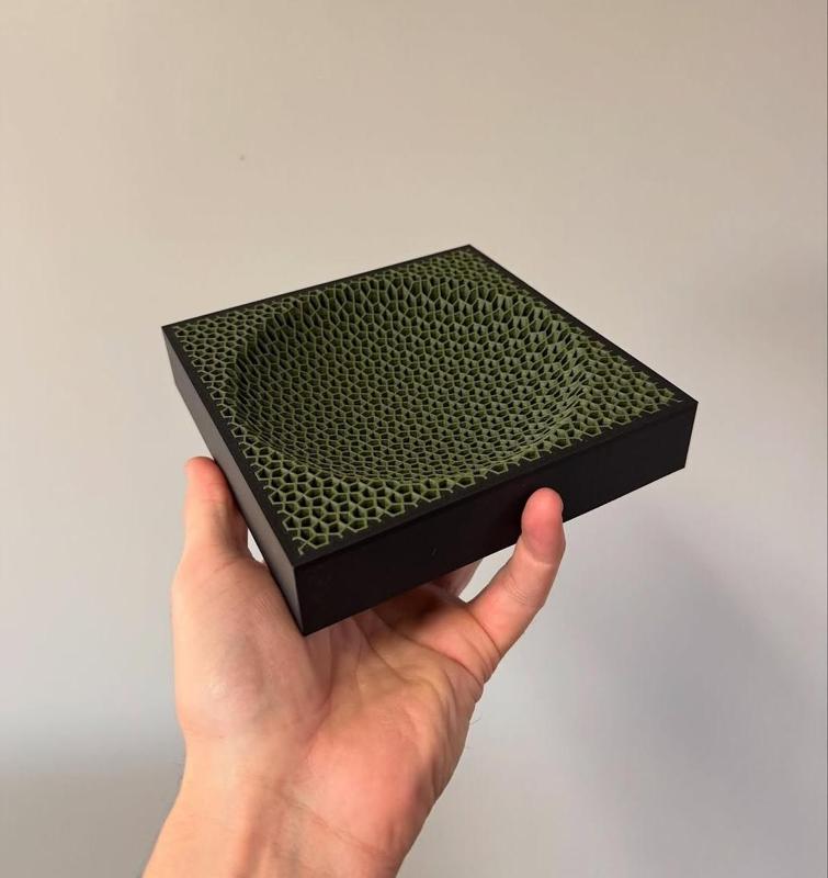 AirPods tray honeycomb