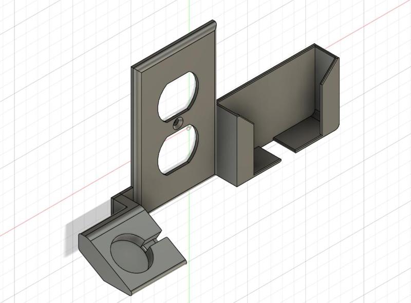 smart watch / phone holder outlet cover