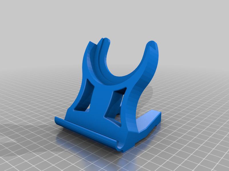 Qi smartphone stand for Anker PowerPort Qi plate (fits Samsung Galaxy S8+ and similar)