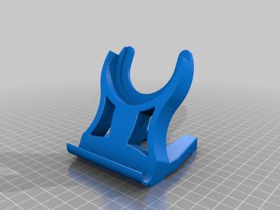 Qi smartphone stand for Anker PowerPort Qi plate (fits Samsung Galaxy S8+ and similar)