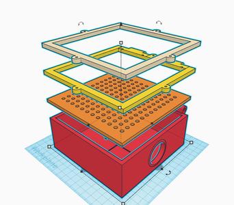 Small thermoforming machine for model making