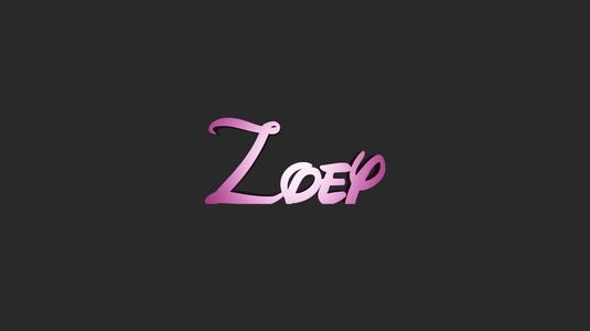 Custom Name "Zoey" - Disney Style | STL for 3D Printing + DXF for CNC
