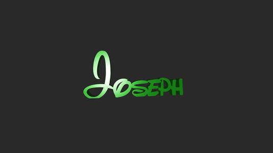 Custom Name "Joseph" - Disney Style | STL for 3D Printing + DXF for CNC