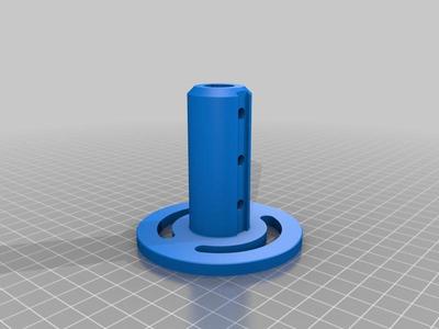 Post Holder with Circular Slotted Base
