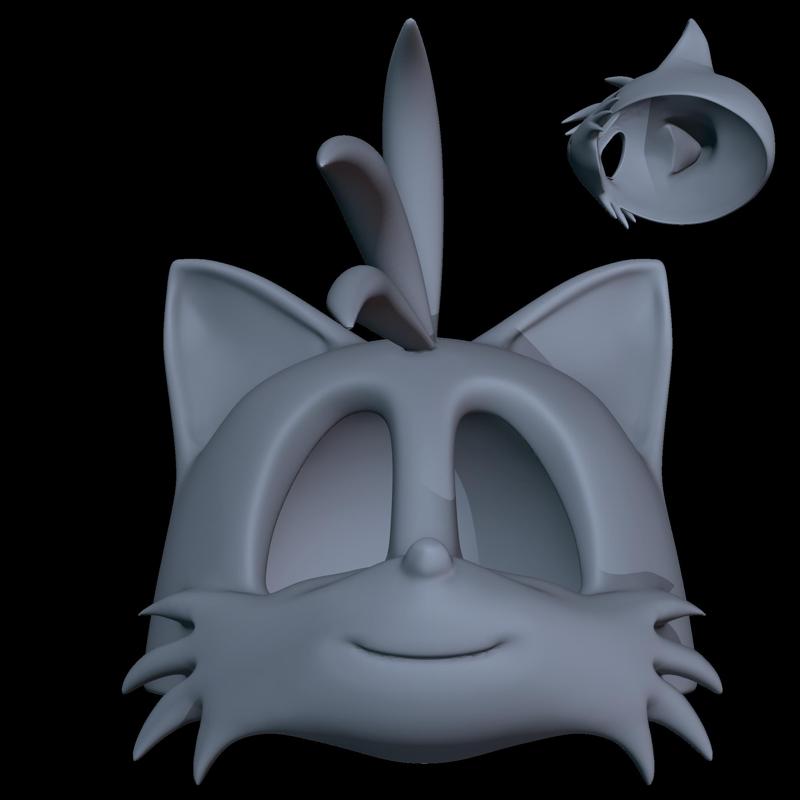 Sonic Tails Helmet Cosplay