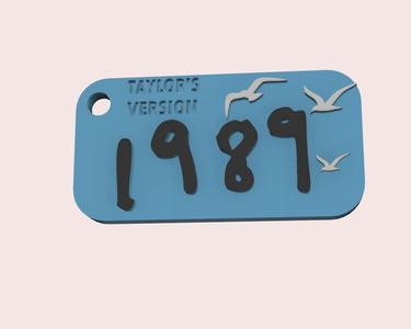 Taylor Swift 1989 Keychain