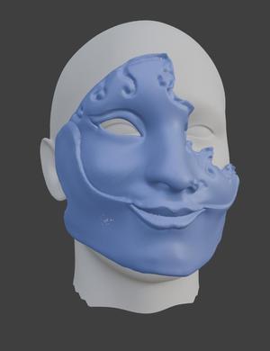 Broken Doll Mask