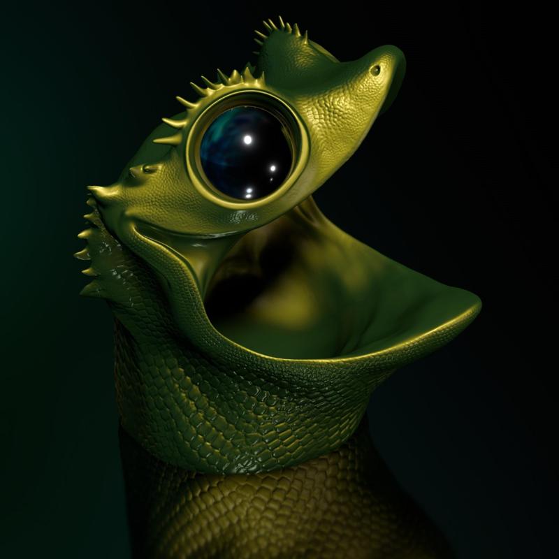 Thread-eater table waste garbage can, storage Kroni