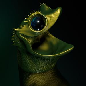 Thread-eater table waste garbage can, storage Kroni