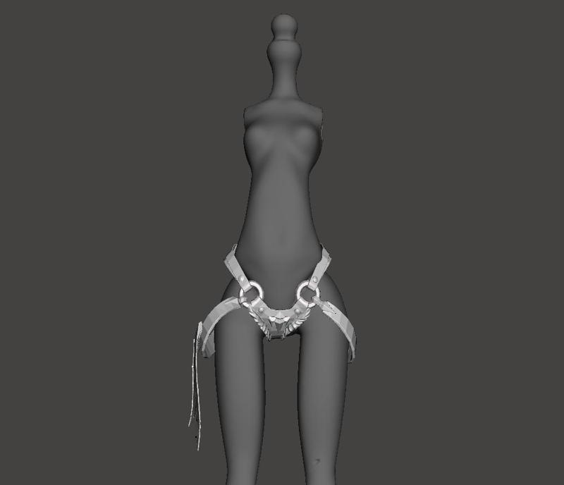 Armor shorts for Bull, Taurus for Monster High dolls