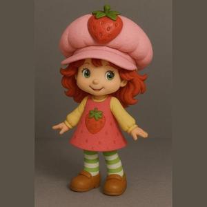Muñeca Fan Art Rosita Fresita -  Strawberry Shortcake Fan Art Doll