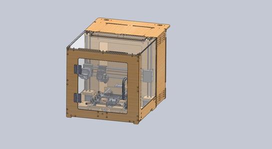 Redesigned Prusa I3 3D Printer